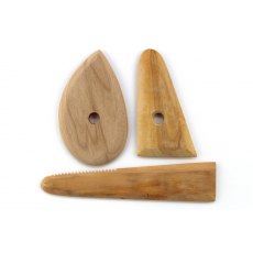 Box Wood Rib Set Of 3