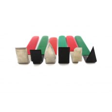 Large Rubber Handled Steel Turning Tools Set Of 6