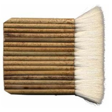 Chinese Pottery Pipe Brush 14 Pipes