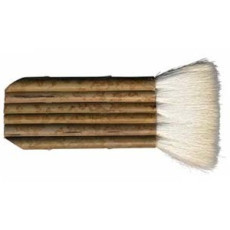 Chinese Pottery Pipe Brush 6 Pipes
