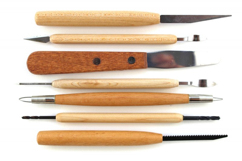Clean Up Sgraffito Pottery Tools Set Of 7 Clean Up Sgraffito Pottery Tools Set Of 7