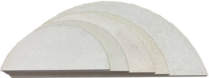 Semi Circular Kiln Shelves - Cordierite Semi Circular Kiln Shelves - Cordierite