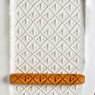 MKM Fleur-De-Lis Wooden Hand Roller HR-25