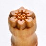 Small Debossed Flower MKM Stamp