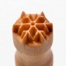 Small Debossed Snowflake MKM Stamp