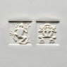 MKM Medium Square Double Ended Frog Stamp SSM-076