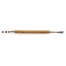 Pottery Decorating Tool With Flat Hook