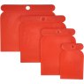 Flat Edged Plastic Clay Smoothers