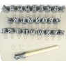Uppercase Alphabet Letter Stamps 10mm