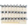 Lowercase Futura Alphabet Letter Stamps