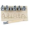 Village Houses Stamp Set