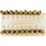 Futura Number 10cm Stamp Set