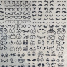 Googly Eyes Underglaze Transfer Sheet